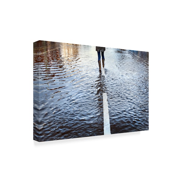 Linda Wride 'Walk The Line' Canvas Art,12x19